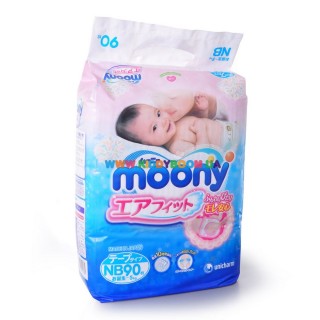 Японские подгузники Moony NB (0-5 кг) 90 шт